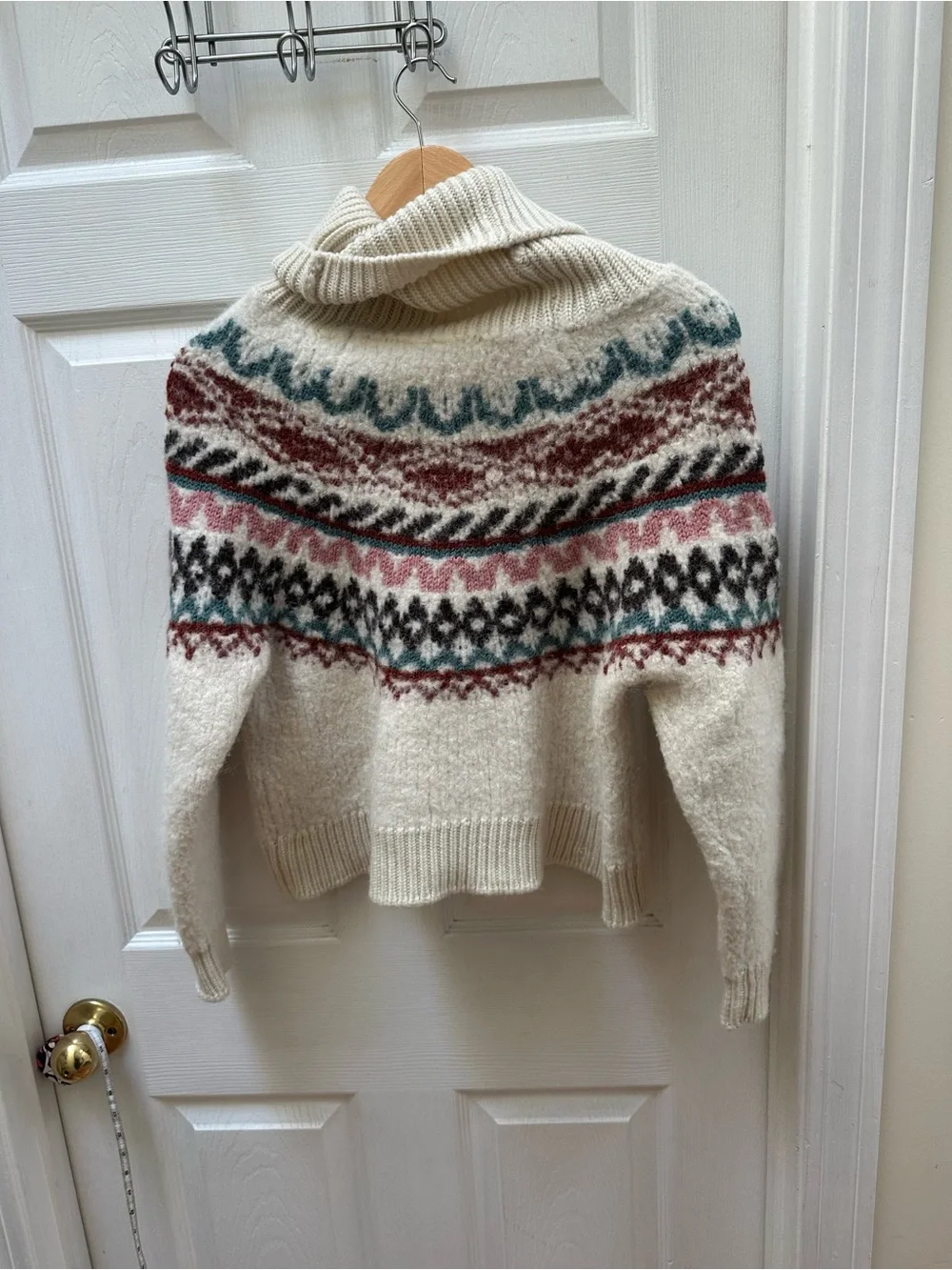 Ba&sh Iceberg Turtleneck Sweater in Natural Ivory white Nordic XS pink